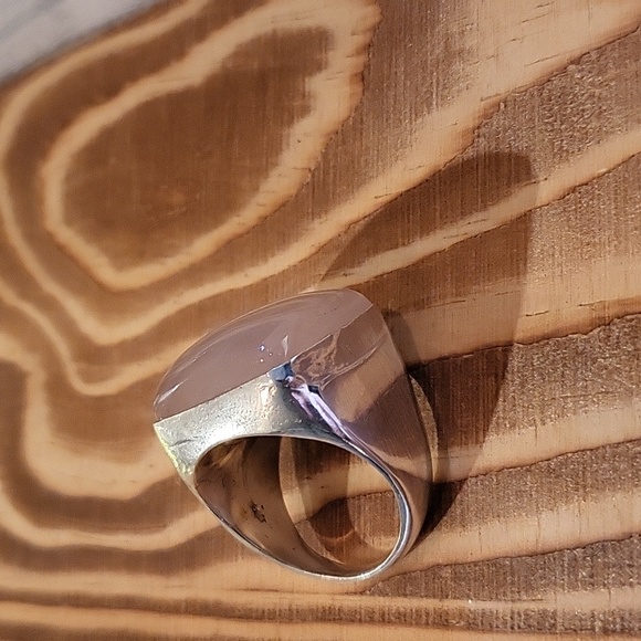 Rose Quartz UniSex Ring - Size 9-9.25 - Picture 2 of 8